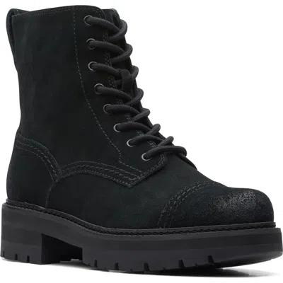 Clarks ® Orianna Cap Lug Sole Bootie In Black