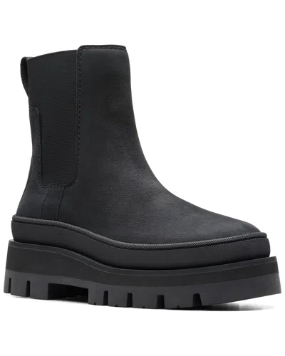 Clarks Orianna2 Top Leather Boot In Black
