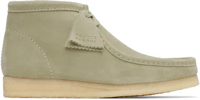 Clarks Originals Mens Wallabee Suede Boots In Maple In Maple Suede