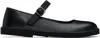 Clarks Originals Black Desert Jane Ballerina Flats In Black Leather