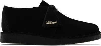 Clarks Originals Black Desert Trek Derbys In Black Sde
