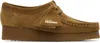 Clarks Originals Brown Wallabee Derbys In Cola Suede