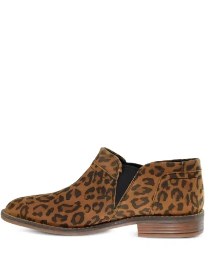 Clarks Originals Camzin Mix Leopard-print Boots In Animal Print