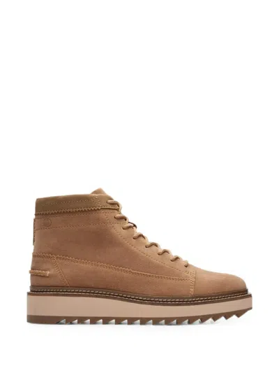 Clarks Originals Clarkhill Hi Suede Boots In Multi