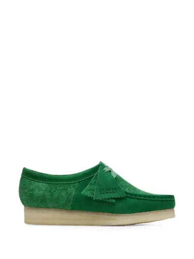 Clarks Originals Daniëlle Cathari Wallabee Suede Derby Shoes In Green