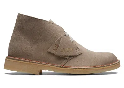 Pre-owned Clarks Originals Desert Boot Suede (women's) Sneakers In Sand