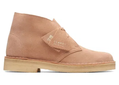 Pre-owned Clarks Originals Desert Boot Suede (women's) Sneakers In Warm Beige