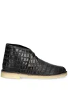 Clarks Originals Desert Boots In 黑色