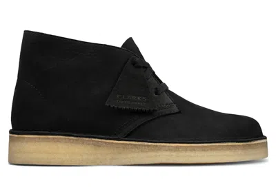Pre-owned Clarks Originals Desert Coal Nubuck (women's) Sneakers In Black