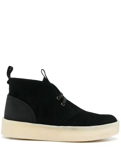 Clarks Originals Desert Cup Ankle Boots In Black