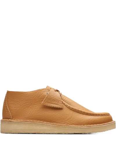 Clarks Originals Desert Nomad "beige" Boots In Brown