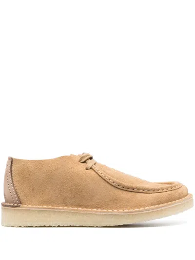 Clarks Originals Desert Nomad Suede Loafers In Neutrals