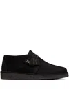 Clarks Originals Desert Trek Suede Boots In 黑色