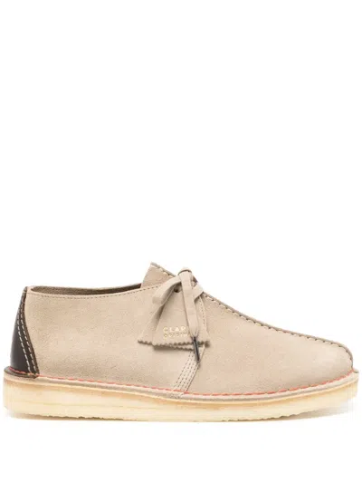 Clarks Originals Desert Trek Suede Shoes In Brown
