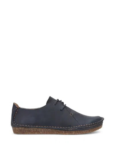 Clarks Originals Janey Mae Shoes In Blue