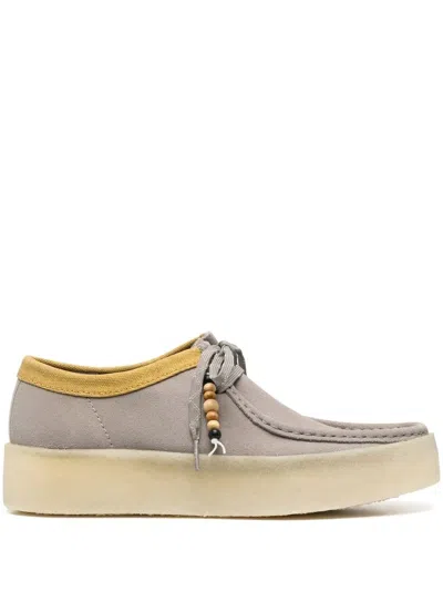 Clarks Originals Wallabe Cup Lace-up Shoes In Stone