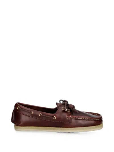 Clarks Originals Lace-up Leather Boat Shoes In Multi