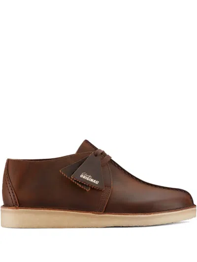 Clarks Originals Leather Lace-up Boots In Brown