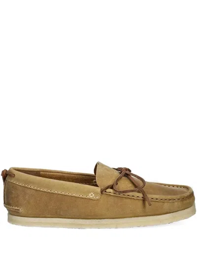 Clarks Originals Leather Lace-up Loafers In Brown