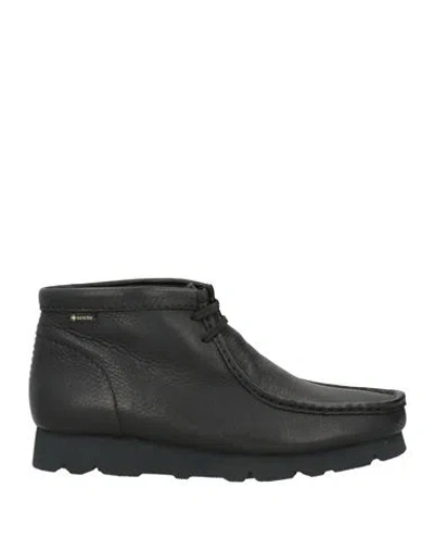 Clarks Originals Man Ankle Boots Black Size 7 Leather In Black Leather