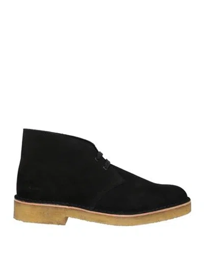 Clarks Originals Man Ankle Boots Black Size 7.5 Leather