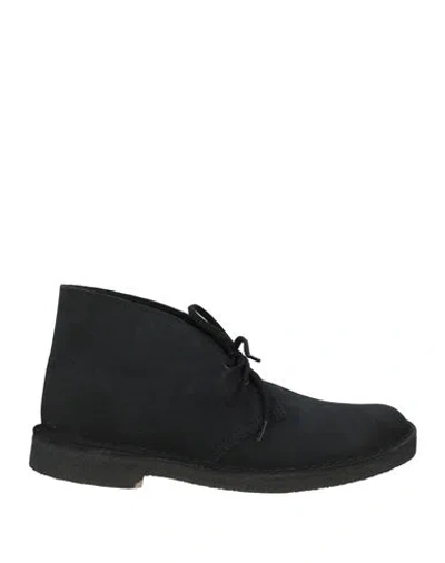 Clarks Originals Man Ankle Boots Black Size 8.5 Leather