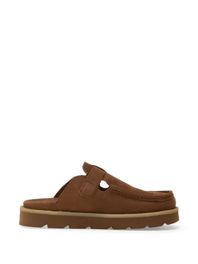 Clarks Originals Meare Mocc Buckle-fastening Sneakers In Brown