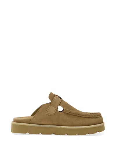 Clarks Originals Meare Mocc Mules In Brown