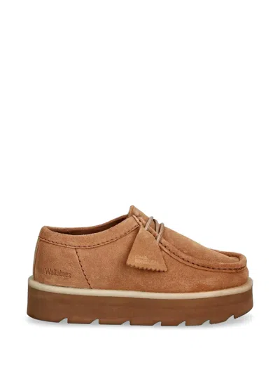 Clarks Originals Meare Walla Suede Shoes In Neutral