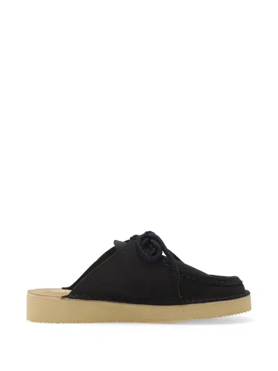 Clarks Originals Nomad Mules In Black