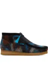 Clarks Originals Patterned Lace-up "black" Boots In Black