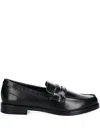 Clarks Originals Penny Leather Loafers In Black