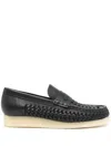 Clarks Originals Penny Loafers In 黑色