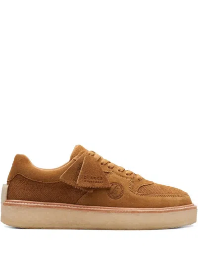 Clarks Originals Sandford "golden Sand" Sneakers In Brown