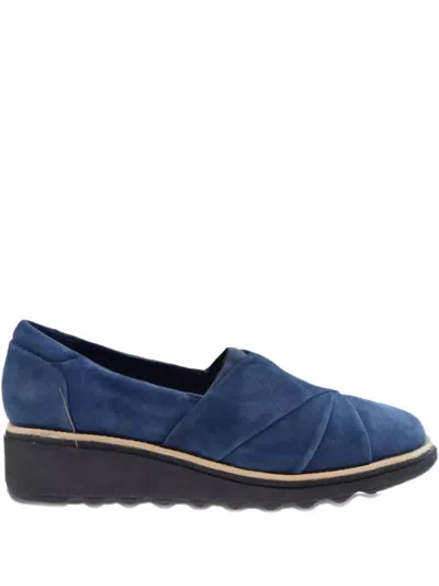 Clarks Originals Sharon Loafers In Blue