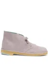 Clarks Originals Suede Desert Boot In Purple