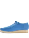 Clarks Originals Suede Lace-up Derby Shoes In Blue