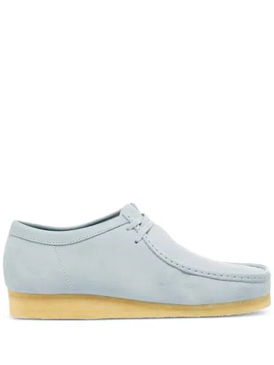 Clarks Originals Suede Lace-up Shoes In Blue