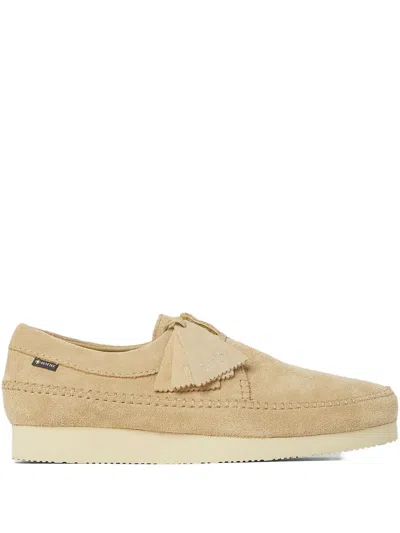 Clarks Originals Suede Loafers In Neutrals