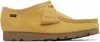 Clarks Originals Tan Wallabee Gore-tex Derbys In Golden Tan Suede