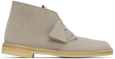 Clarks Originals Ankle Boots In Sand Suede