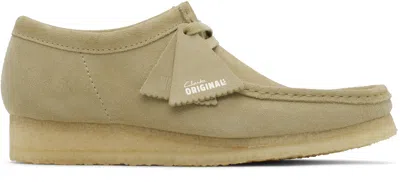 Clarks Originals Maple Suede Wallabee In Tan Suede
