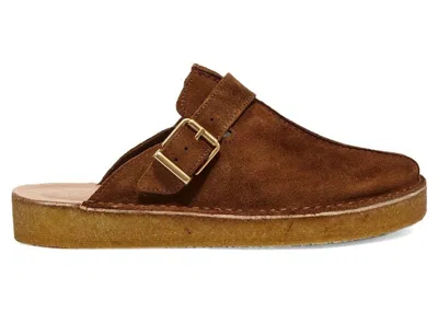 Pre-owned Clarks Originals Trek Mule Suede (women's) Sneakers In Caramel