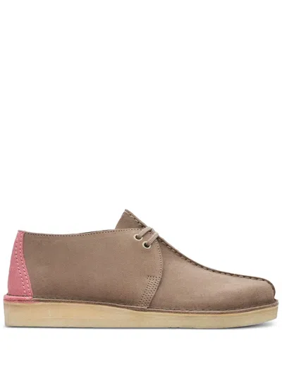 Clarks Originals Trek "mushroom Suede" Desert Boots In Neutral