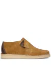 Clarks Originals Trek "oak Hairy Suede" Desert Boots In Neutral