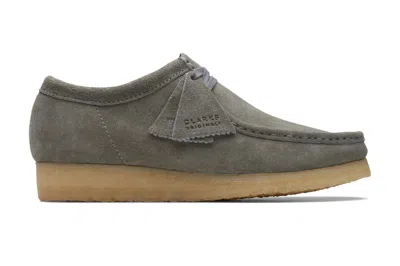 Pre-owned Clarks Originals Wallabee Boot Grey Suede Crepe