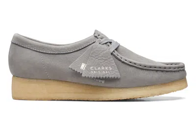 Pre-owned Clarks Originals Wallabee Boot Nubuck (women's) Sneakers In Grey