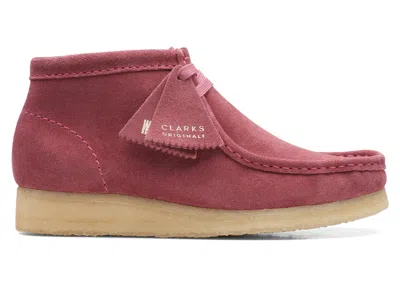 Pre-owned Clarks Originals Wallabee Boot Suede (women's) Sneakers In Rose Pink