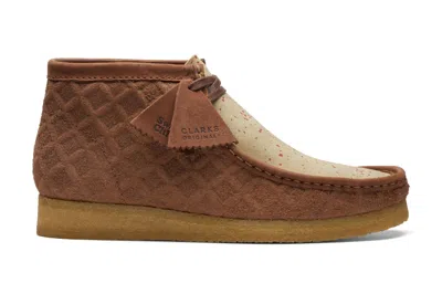 Pre-owned Clarks Originals Wallabee Boot Sweet Chick In Brown/red