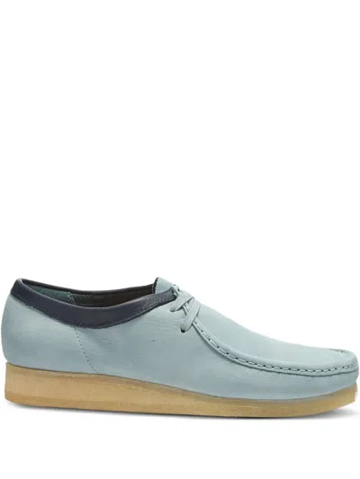 Clarks Originals Wallabee Boots In Blue